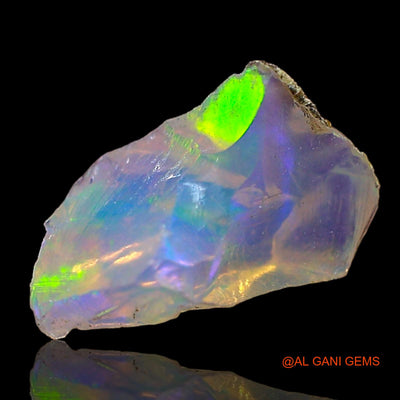 0.60 Cts Unheated Ethiopian Fire Opal Loose Gemstone Fancy Rough Natural 9x5x5 mm E-692