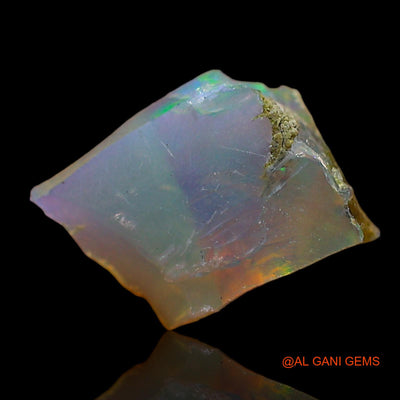 0.80 Cts Natural Ethiopian Fire Opal Loose Gemstone Fancy Rough 10x6x4 mm E-694