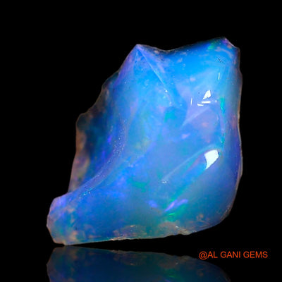 1.00 Cts Natural Ethiopian Fire Opal Fancy Rough Loose Gemstone For Jewelry 9x7x4 mm E-695