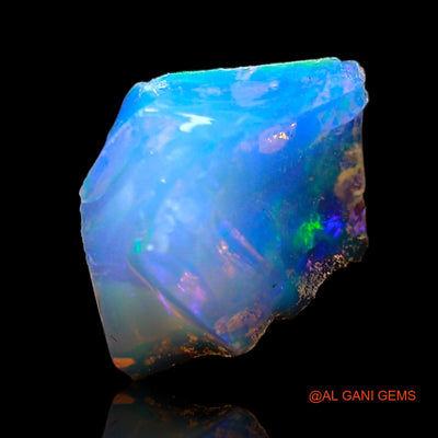 1.00 Cts Natural Ethiopian Fire Opal Fancy Rough Loose Gemstone For Jewelry 9x7x4 mm E-695