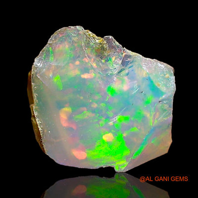 0.40 Cts Unheated Ethiopian Fire Opal Loose Gemstone Fancy Rough Natural 6x6x4 mm E-699