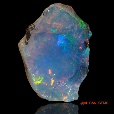 Natural Fire Opal Gemstone 2.00 Cts Loose Fancy Rough From Ethiopia 12x9x4 mm E-69