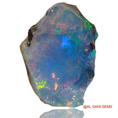 Natural Fire Opal Gemstone 2.00 Cts Loose Fancy Rough From Ethiopia 12x9x4 mm E-69