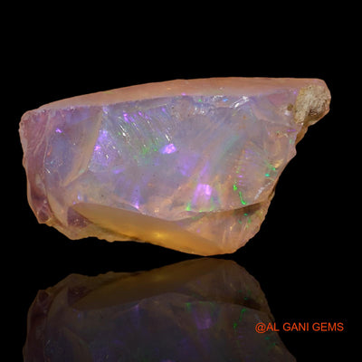 6.00 Cts Natural Ethiopian Fire Opal Loose Gemstone Fancy Rough 18x11x10 mm E-6