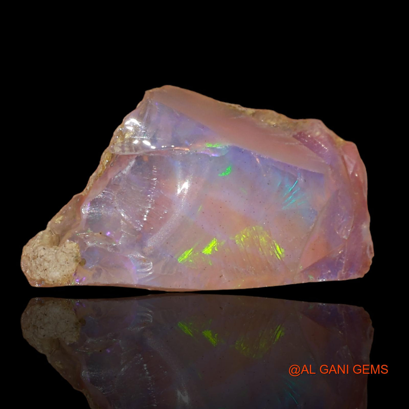 6.00 Cts Natural Ethiopian Fire Opal Loose Gemstone Fancy Rough 18x11x10 mm E-6
