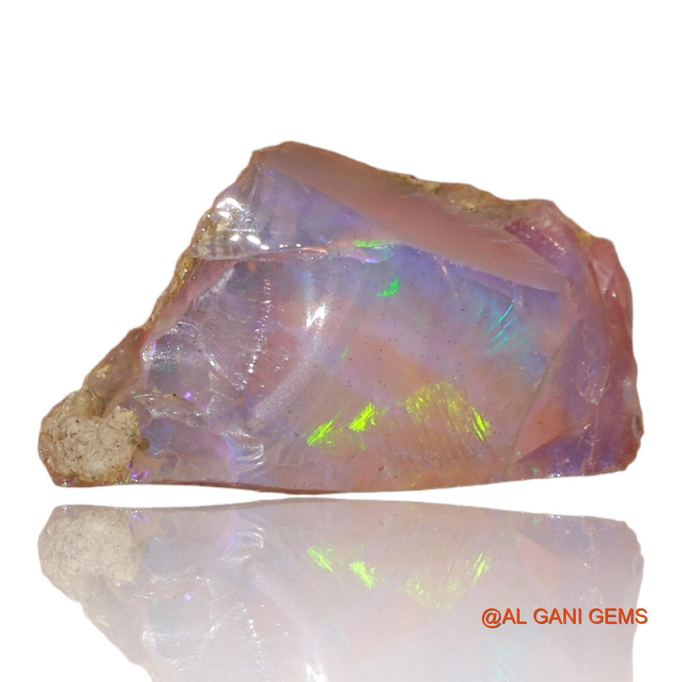 6.00 Cts Natural Ethiopian Fire Opal Loose Gemstone Fancy Rough 18x11x10 mm E-6