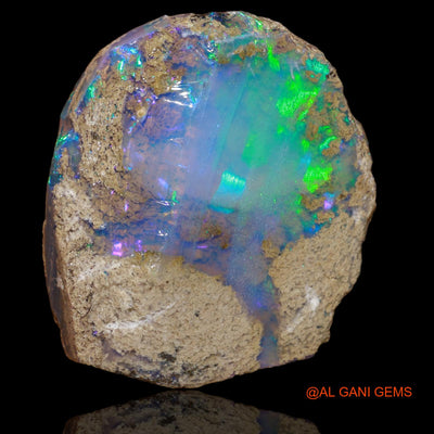 Natural Untreated Fire Opal Loose Gemstone Fancy Rough From Ethiopia 36.00 Cts 26x24x11 mm E-71