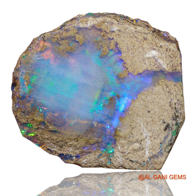 Natural Untreated Fire Opal Loose Gemstone Fancy Rough From Ethiopia 36.00 Cts 26x24x11 mm E-71
