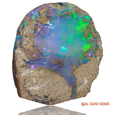 Natural Untreated Fire Opal Loose Gemstone Fancy Rough From Ethiopia 36.00 Cts 26x24x11 mm E-71