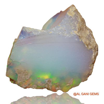 15.30 Cts Unheated Ethiopian Fire Opal Loose Gemstone Fancy Rough Natural 20x19x10 mm E-73