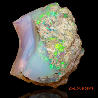 15.30 Cts Unheated Ethiopian Fire Opal Loose Gemstone Fancy Rough Natural 20x19x10 mm E-73