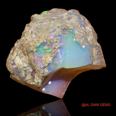 15.30 Cts Unheated Ethiopian Fire Opal Loose Gemstone Fancy Rough Natural 20x19x10 mm E-73