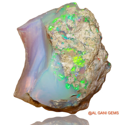 15.30 Cts Unheated Ethiopian Fire Opal Loose Gemstone Fancy Rough Natural 20x19x10 mm E-73