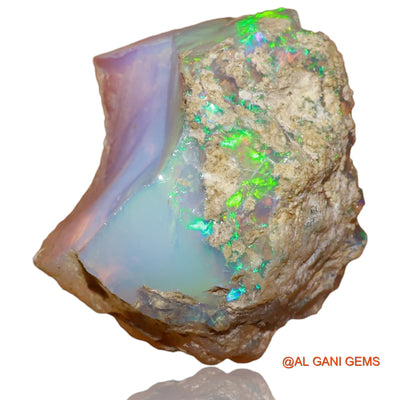 15.30 Cts Unheated Ethiopian Fire Opal Loose Gemstone Fancy Rough Natural 20x19x10 mm E-73