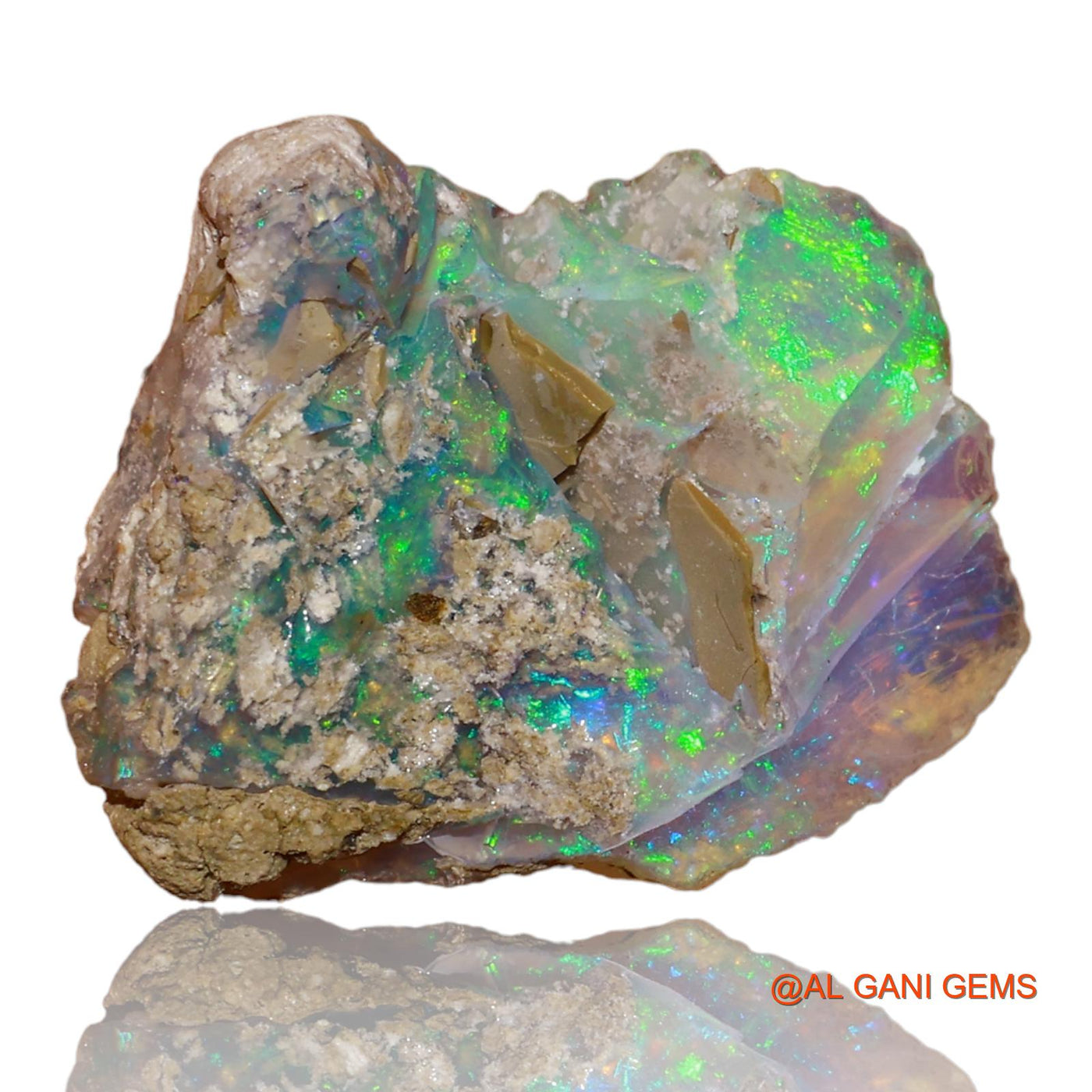 Natural Untreated Fire Opal Loose Gemstone Fancy Rough From Ethiopia 7.50 Cts 19x15x8 mm E-74