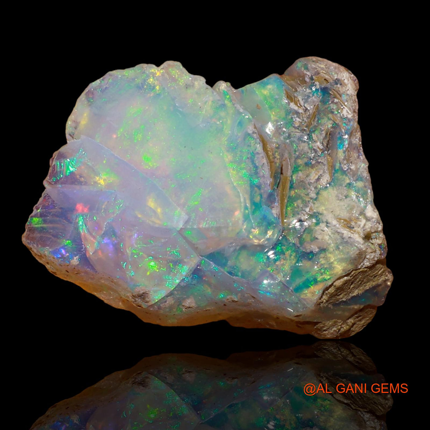 Natural Untreated Fire Opal Loose Gemstone Fancy Rough From Ethiopia 7.50 Cts 19x15x8 mm E-74