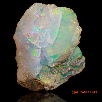 Natural Untreated Fire Opal Loose Gemstone Fancy Rough From Ethiopia 7.50 Cts 19x15x8 mm E-74