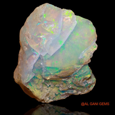 Natural Untreated Fire Opal Loose Gemstone Fancy Rough From Ethiopia 7.50 Cts 19x15x8 mm E-74