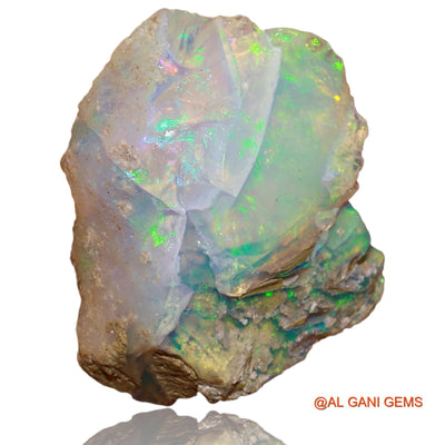 Natural Untreated Fire Opal Loose Gemstone Fancy Rough From Ethiopia 7.50 Cts 19x15x8 mm E-74