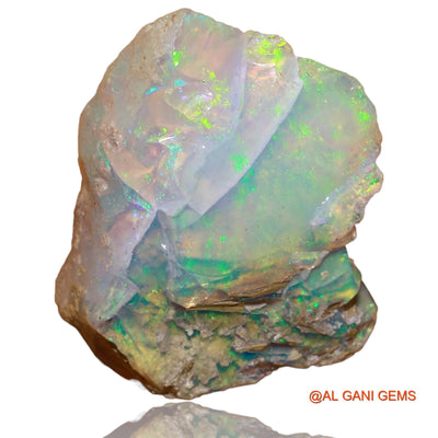 Natural Untreated Fire Opal Loose Gemstone Fancy Rough From Ethiopia 7.50 Cts 19x15x8 mm E-74