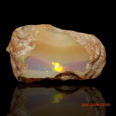 10.00 Cts Natural Ethiopian Fire Opal Loose Gemstone Fancy Rough 23x14x8 mm E-75