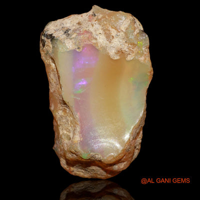 10.00 Cts Natural Ethiopian Fire Opal Loose Gemstone Fancy Rough 23x14x8 mm E-75