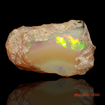10.00 Cts Natural Ethiopian Fire Opal Loose Gemstone Fancy Rough 23x14x8 mm E-75