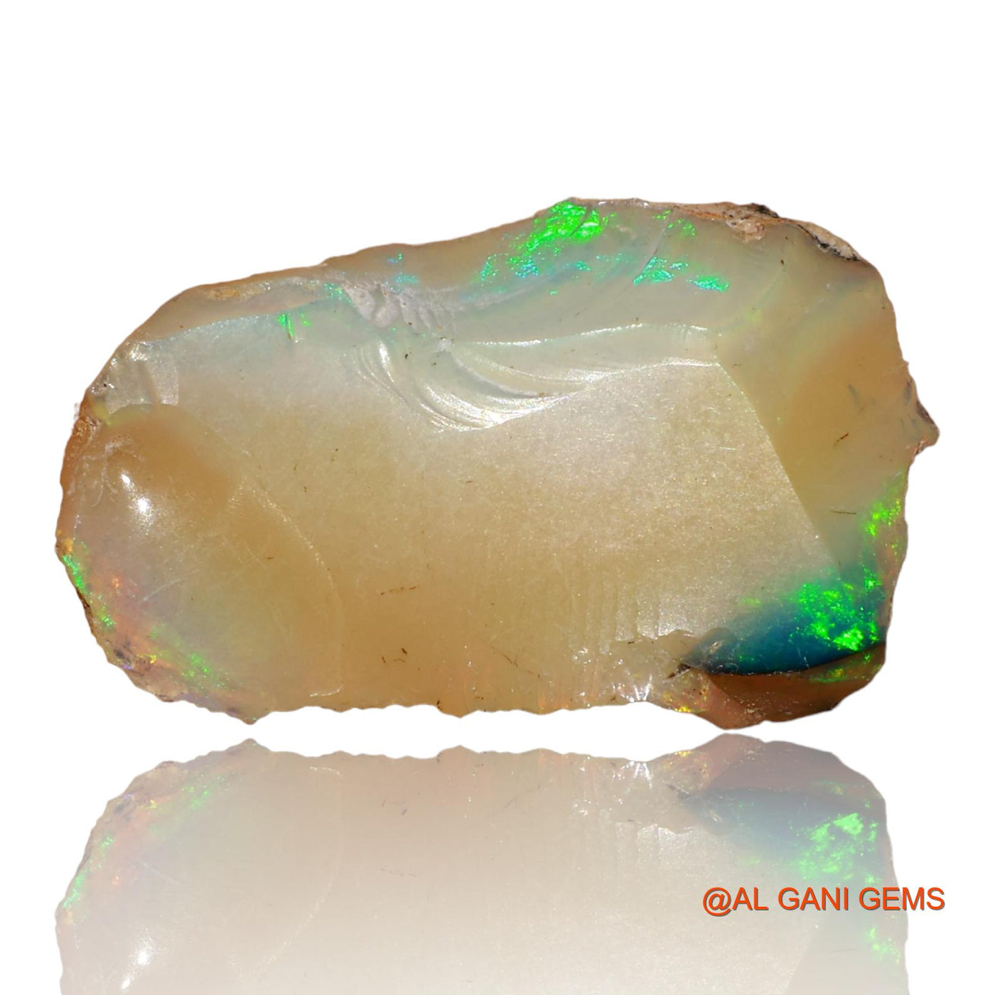 10.00 Cts Natural Ethiopian Fire Opal Loose Gemstone Fancy Rough 23x14x8 mm E-75