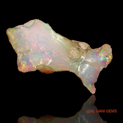6.20 Cts Natural Ethiopian Fire Opal Loose Gemstone Fancy Rough 26x13x5 mm E-77