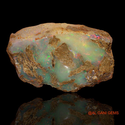 20.90 Cts Natural Ethiopian Fire Opal Loose Gemstone Fancy Rough 27x17x8 mm E-78