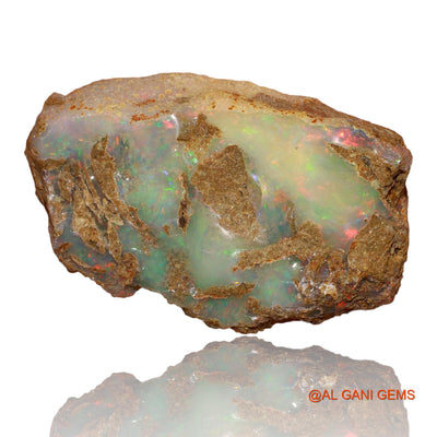 20.90 Cts Natural Ethiopian Fire Opal Loose Gemstone Fancy Rough 27x17x8 mm E-78