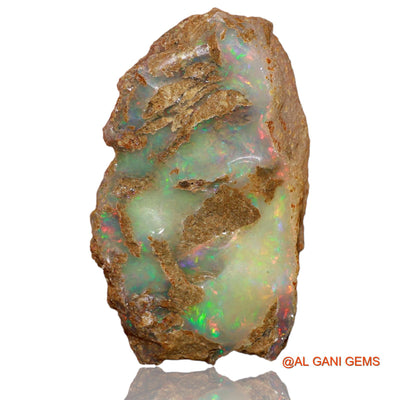 20.90 Cts Natural Ethiopian Fire Opal Loose Gemstone Fancy Rough 27x17x8 mm E-78