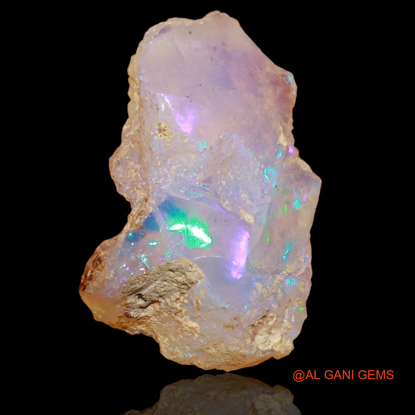 7.50 Cts Natural Ethiopian Fire Opal Loose Gemstone Fancy Rough 20x12x9 mm E-79