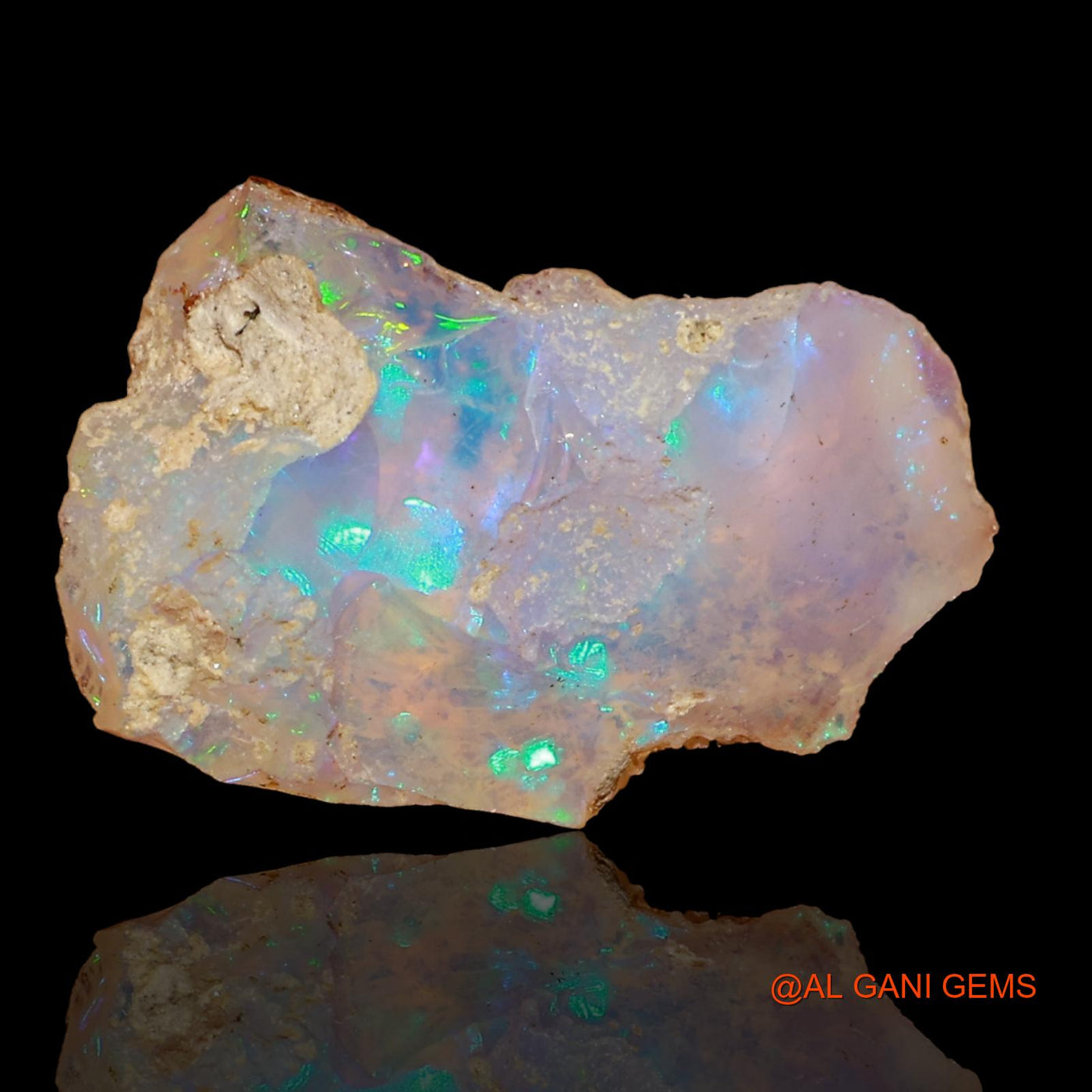 7.50 Cts Natural Ethiopian Fire Opal Loose Gemstone Fancy Rough 20x12x9 mm E-79