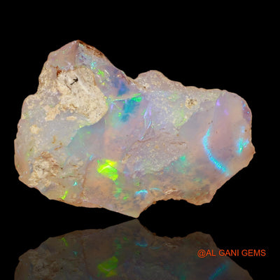 7.50 Cts Natural Ethiopian Fire Opal Loose Gemstone Fancy Rough 20x12x9 mm E-79