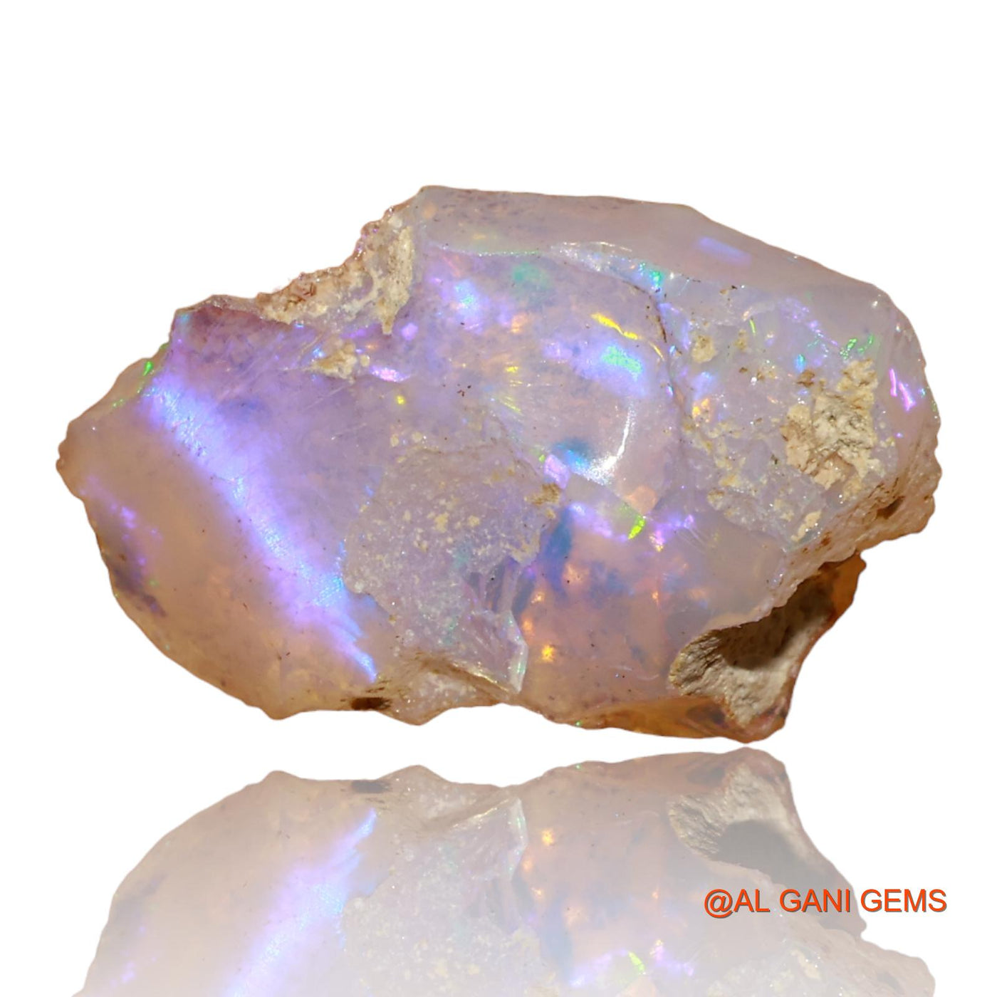 7.50 Cts Natural Ethiopian Fire Opal Loose Gemstone Fancy Rough 20x12x9 mm E-79
