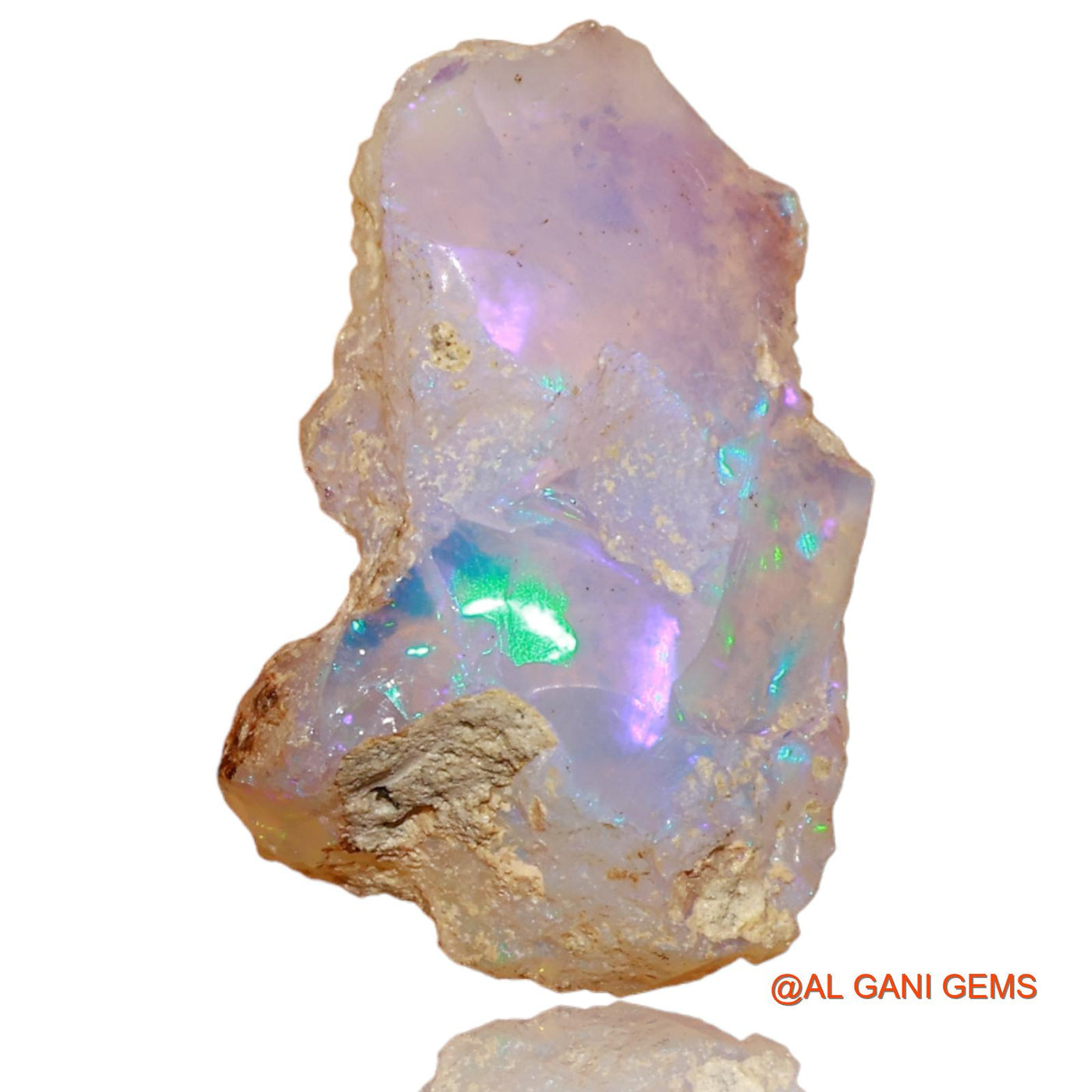 7.50 Cts Natural Ethiopian Fire Opal Loose Gemstone Fancy Rough 20x12x9 mm E-79