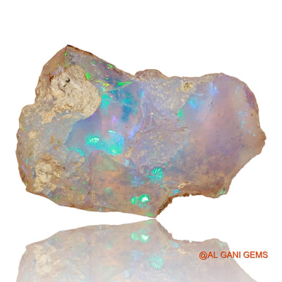 7.50 Cts Natural Ethiopian Fire Opal Loose Gemstone Fancy Rough 20x12x9 mm E-79