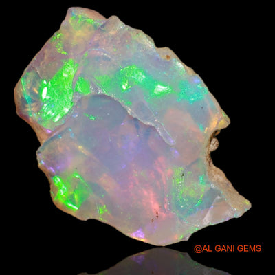 3.00 Cts Unheated Ethiopian Fire Opal Loose Gemstone Fancy Rough Natural 15x12x5 mm E-7