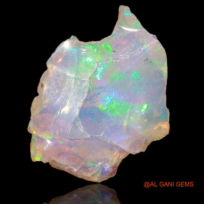 3.00 Cts Unheated Ethiopian Fire Opal Loose Gemstone Fancy Rough Natural 15x12x5 mm E-7