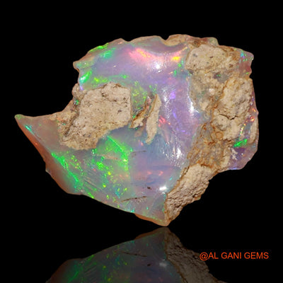 3.00 Cts Unheated Ethiopian Fire Opal Loose Gemstone Fancy Rough Natural 15x12x5 mm E-7