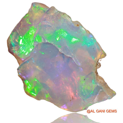 3.00 Cts Unheated Ethiopian Fire Opal Loose Gemstone Fancy Rough Natural 15x12x5 mm E-7