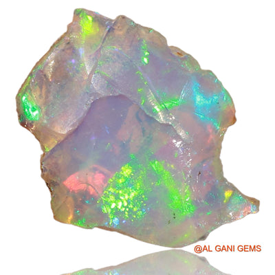 3.00 Cts Unheated Ethiopian Fire Opal Loose Gemstone Fancy Rough Natural 15x12x5 mm E-7