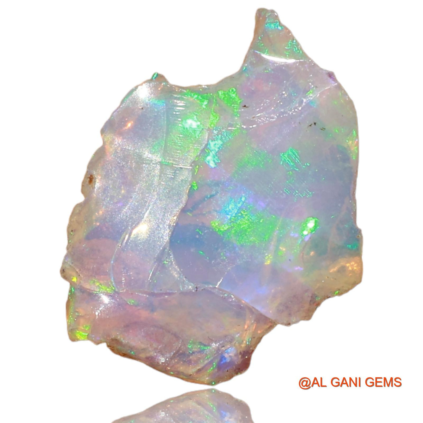 3.00 Cts Unheated Ethiopian Fire Opal Loose Gemstone Fancy Rough Natural 15x12x5 mm E-7