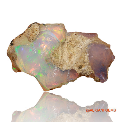 10.00 Cts Unheated Ethiopian Fire Opal Loose Gemstone Fancy Rough Natural 24x15x10 mm E-80