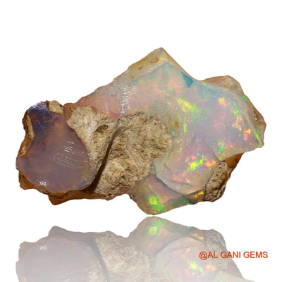 10.00 Cts Unheated Ethiopian Fire Opal Loose Gemstone Fancy Rough Natural 24x15x10 mm E-80