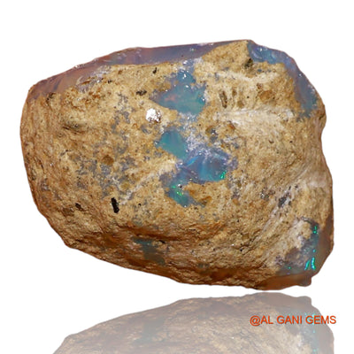 9.00 Cts Natural Ethiopian Fire Opal Fancy Rough Loose Gemstone For Jewelry 17x11x11 mm E-81