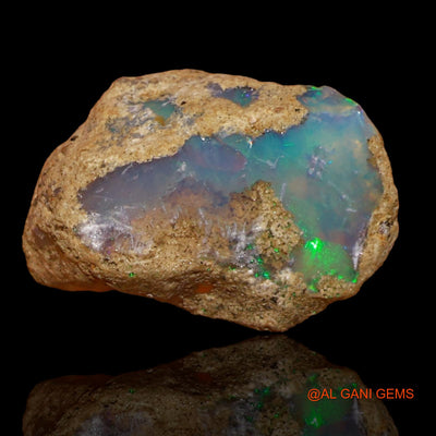 9.00 Cts Natural Ethiopian Fire Opal Fancy Rough Loose Gemstone For Jewelry 17x11x11 mm E-81