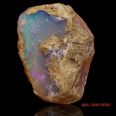 9.00 Cts Natural Ethiopian Fire Opal Fancy Rough Loose Gemstone For Jewelry 17x11x11 mm E-81