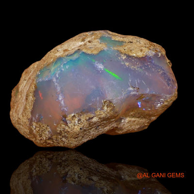 9.00 Cts Natural Ethiopian Fire Opal Fancy Rough Loose Gemstone For Jewelry 17x11x11 mm E-81
